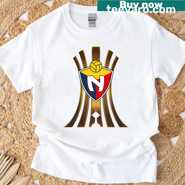 El Nacional Copa Libertadores T-shirt with bold tournament design.