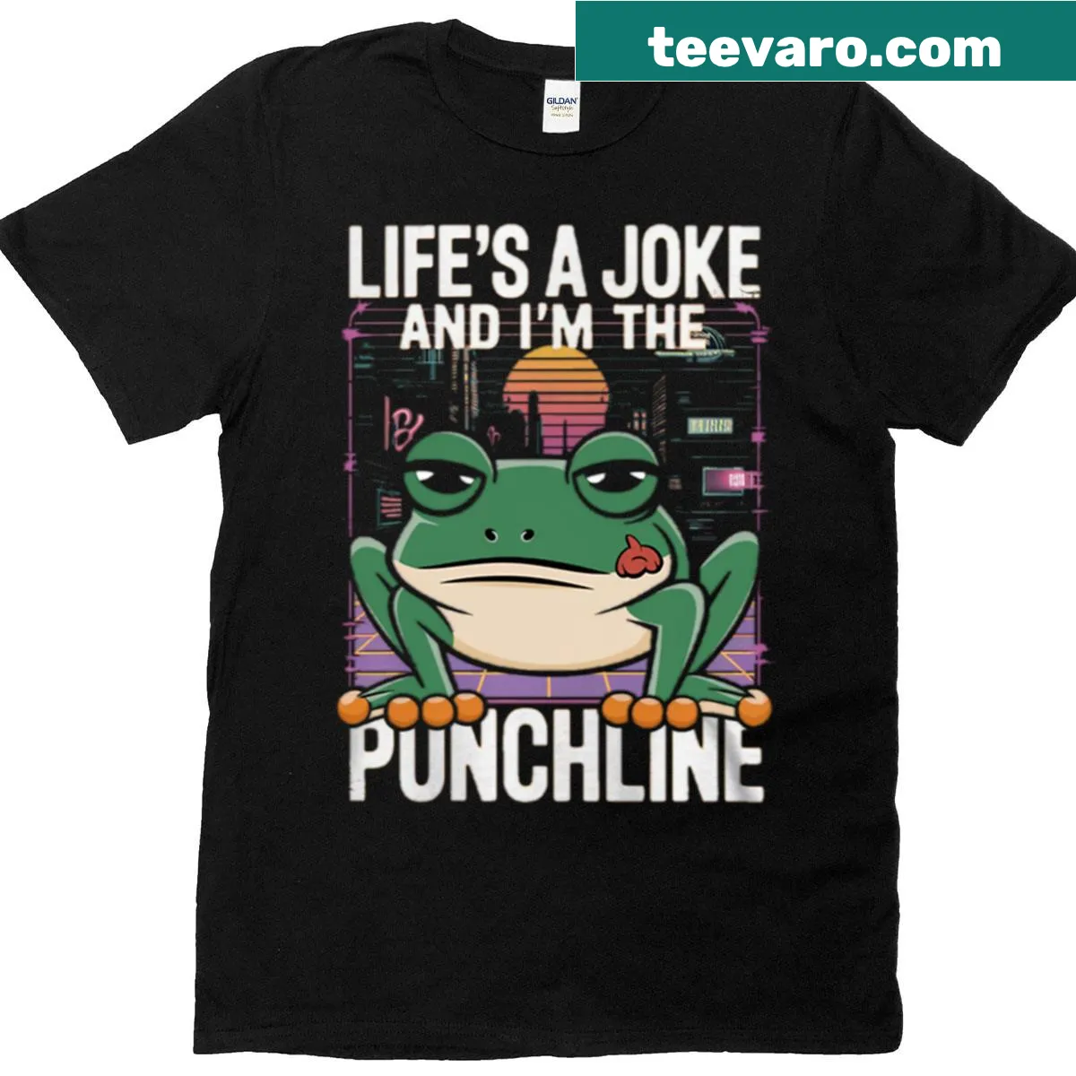 Vintage distressed T-shirt with humorous text about embarrassing moments — on a men's t-shirt