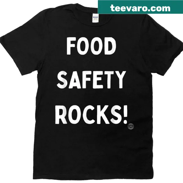 Illustrated t-shirt promoting food safety