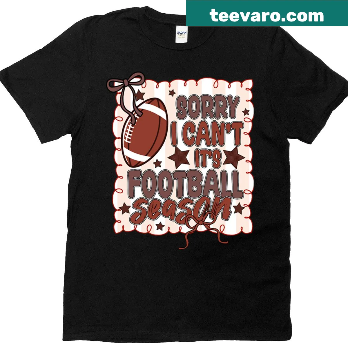 Funny football mom slogan on t-shirt — on a men's t-shirt