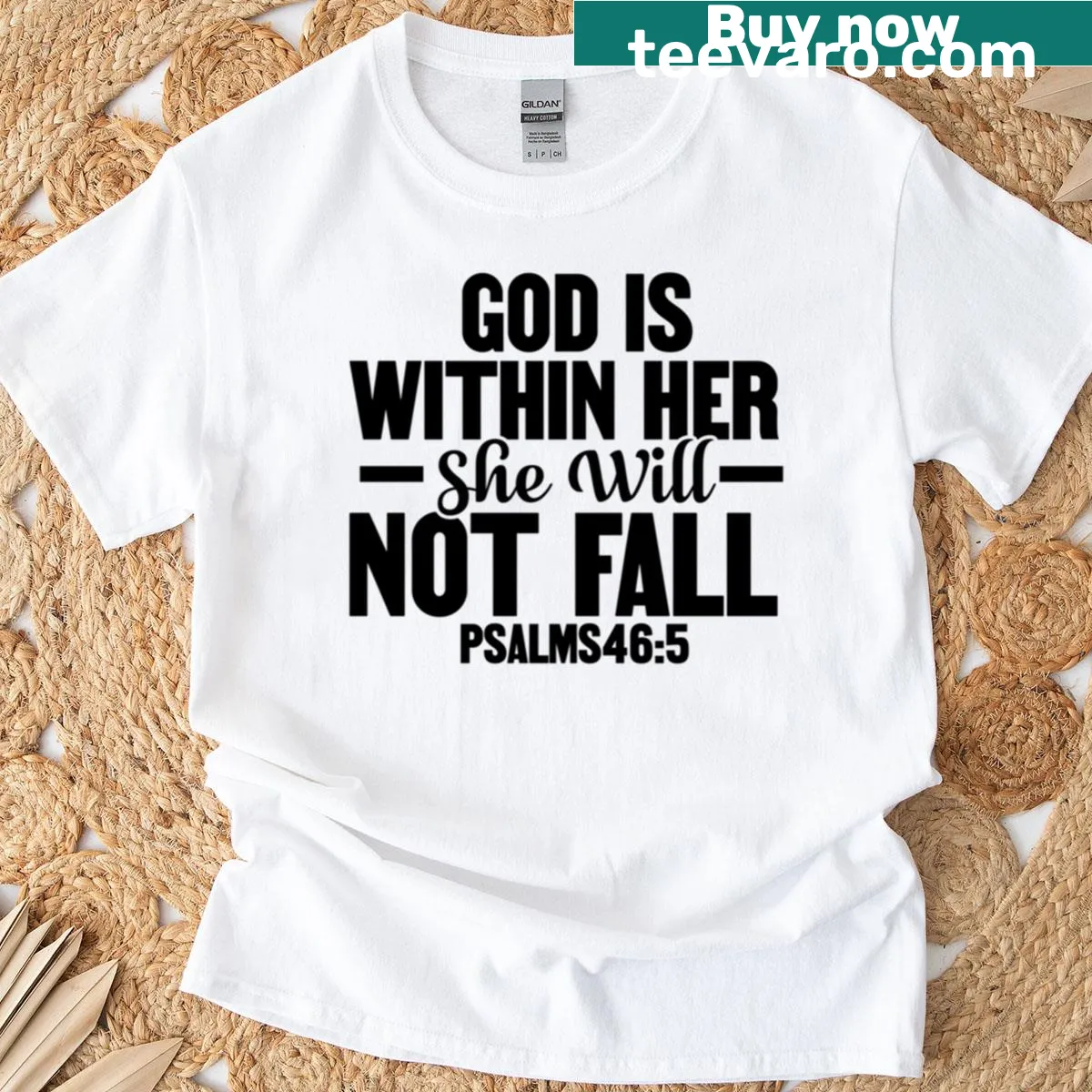 Inspirational t-shirt with empowering message for women — on a men's t-shirt
