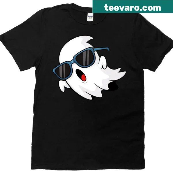 Illustration of ghosts with sunglasses for Halloween