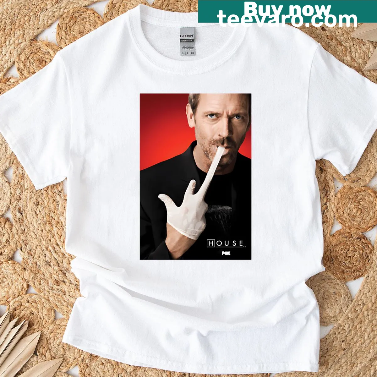 Promo image from House MD on a long t-shirt — on a men's t-shirt