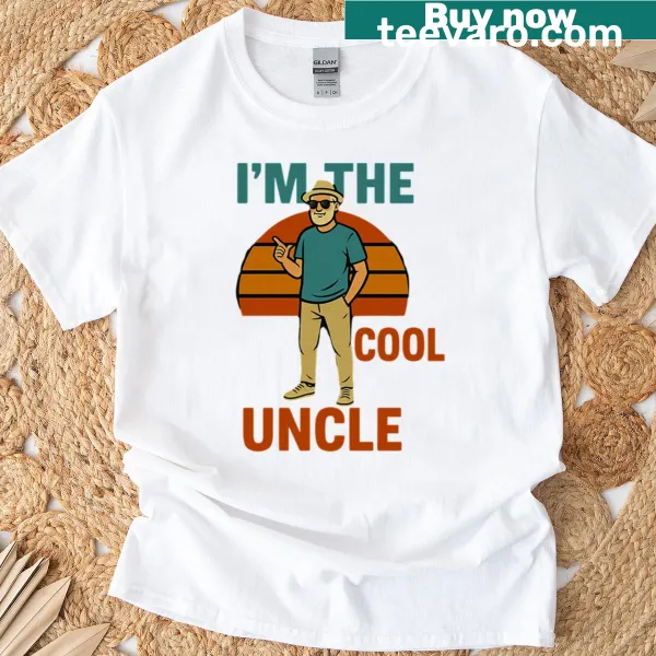 T-shirt for cool uncles with humorous text