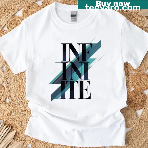 Futuristic geometric typography t-shirt with intricate letter design