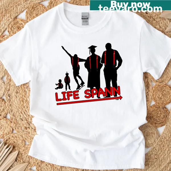 T-shirt featuring 'Life Spann' in tribute to James Spann, the meteorologist.