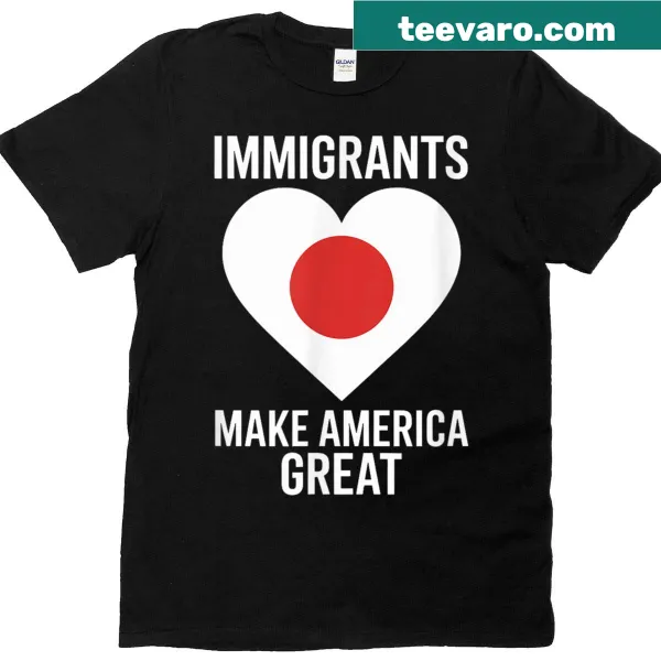 Pro Immigration t-shirt celebrating the contributions of Japanese immigrants