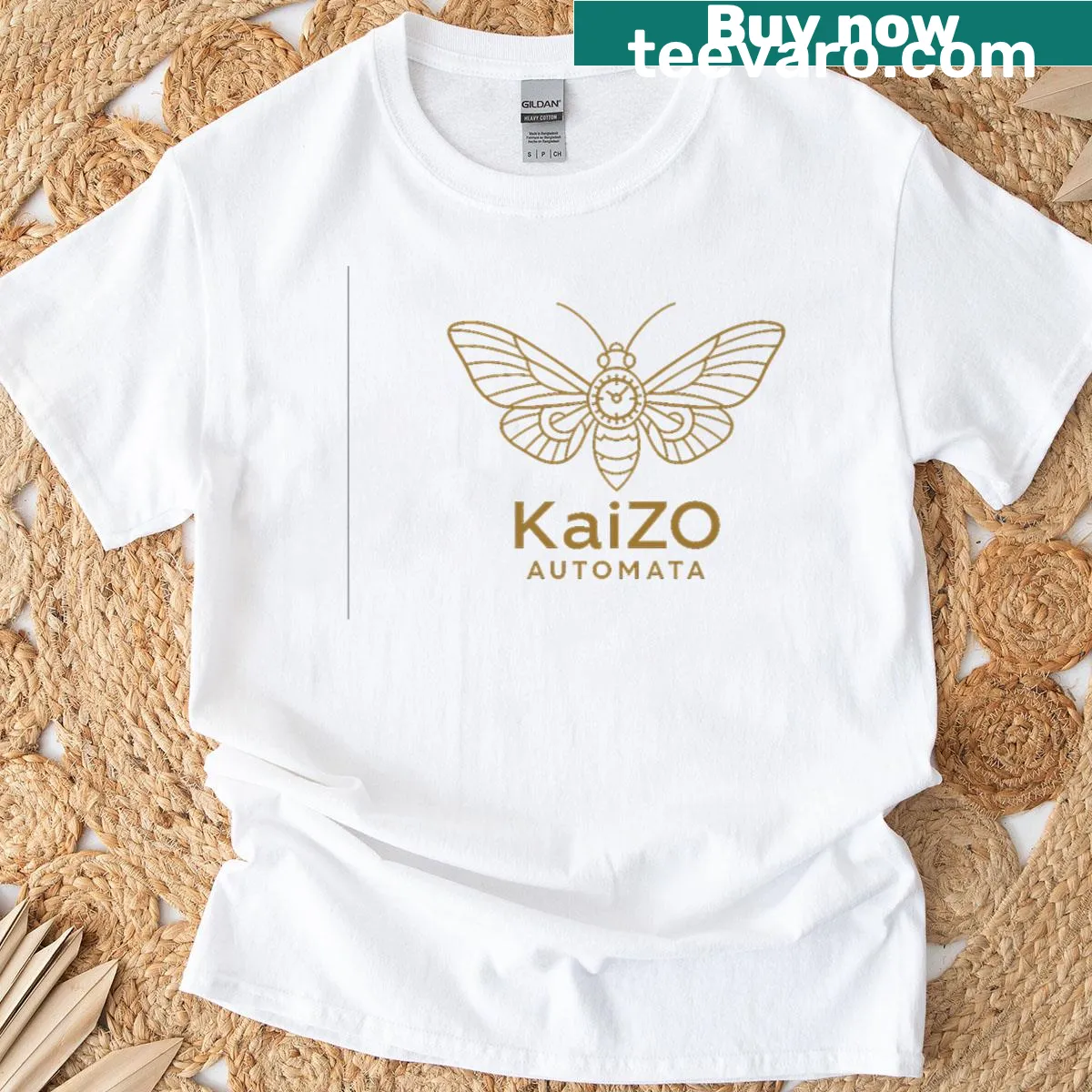 Graphic t-shirt celebrating Kaizo gaming challenges. — on a men's t-shirt