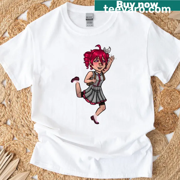 Chibi style design featuring the character Kasane Teto.