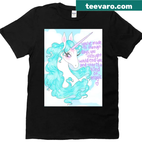 Playful T-shirt with a whimsical magic-themed illustration