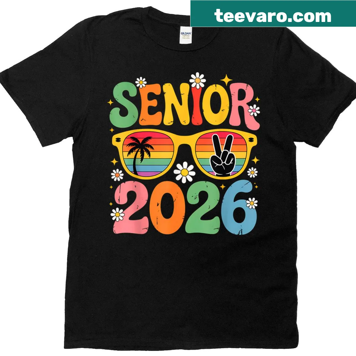 T-shirt for seniors with 'Class of 2026' design — on a men's t-shirt