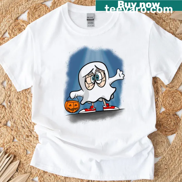 Playful Trick or Treat Halloween T-shirt with fun graphics