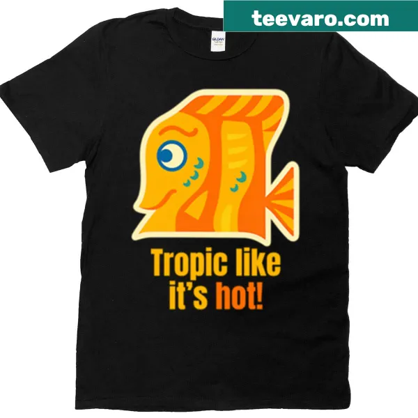 Cute ocean illustration graphic on a casual T-shirt