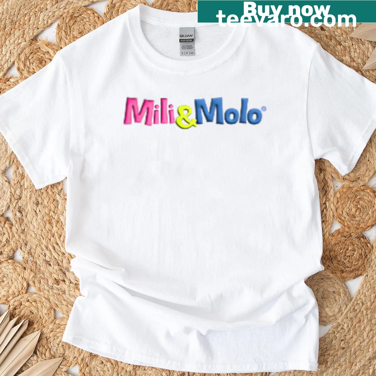 Typographic Unique Style Estilo Nico t-shirt — on a men's t-shirt