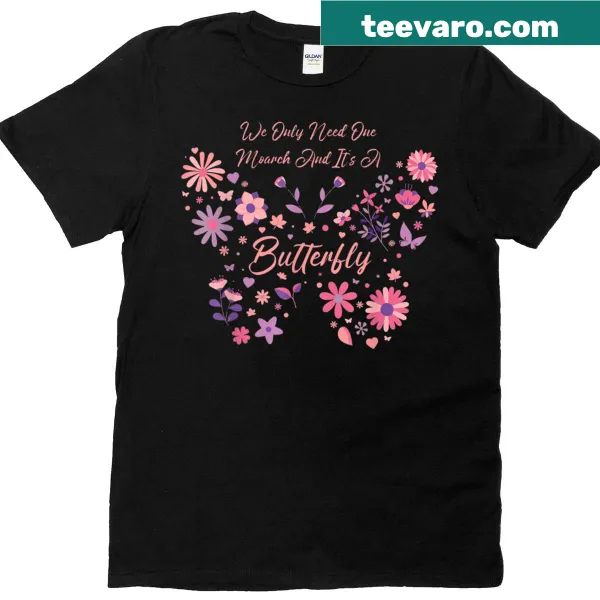 Nature lovers T-shirt featuring a butterfly design and heartfelt text