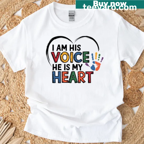 Heartfelt statement about autism printed on T-shirt