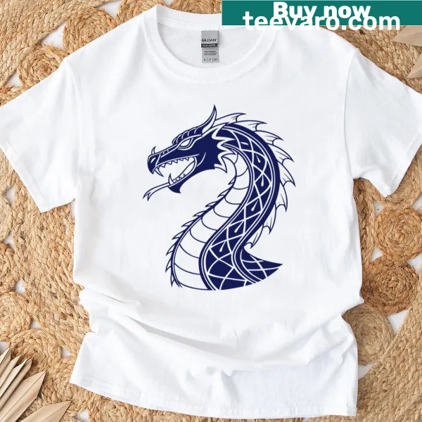 Illustration of an Azure Serpent on a T-shirt