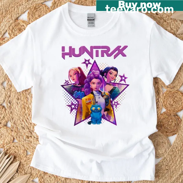 Retro design honoring female musicians in film on T-shirt