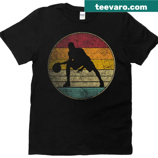 Vintage retro basketball graphic T-shirt