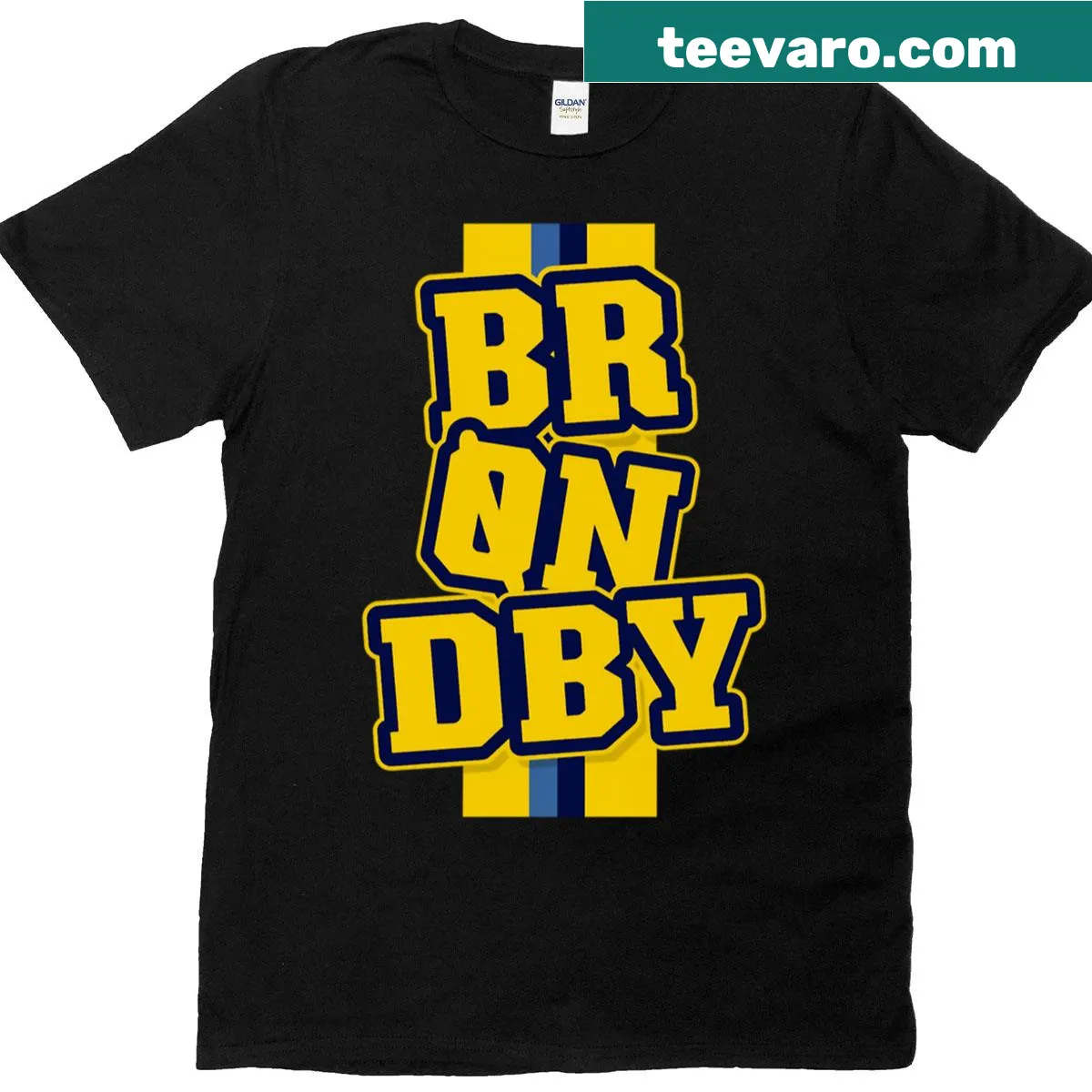 Vintage graphic of Brondby Vestegnen on a T-shirt — on a men's t-shirt