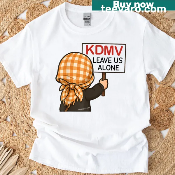 Chibi-style design promoting peace on a Khmer t-shirt