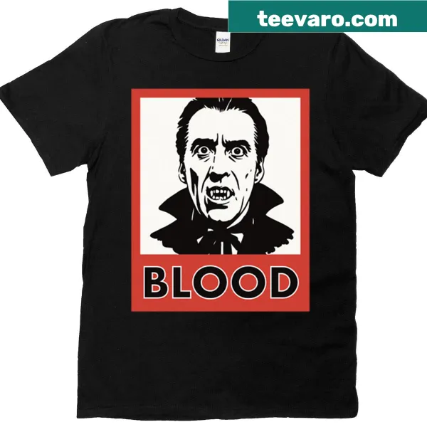 Simple shirt featuring the name Christopher Blood in bold text.