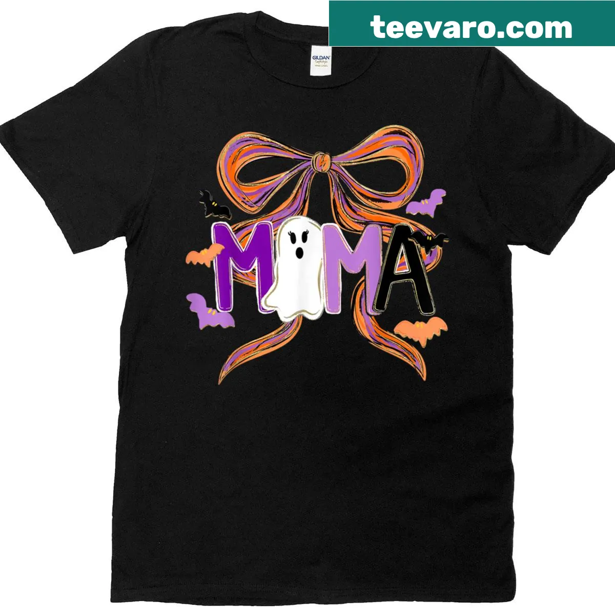Chic coquette preppy T-shirt with elegant typography — on a men's t-shirt