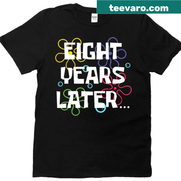 Funny T-shirt for 8-year-olds celebrating an 8th birthday
