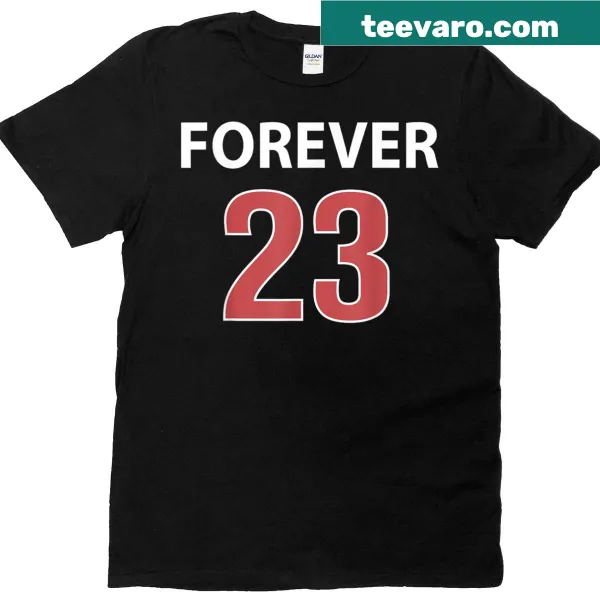 Retro-style jersey t-shirt featuring 'Forever 23'
