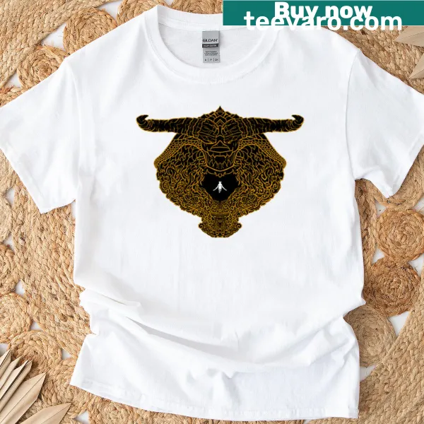 Ceadeus graphic design inspired by underwater lore printed on a T-shirt