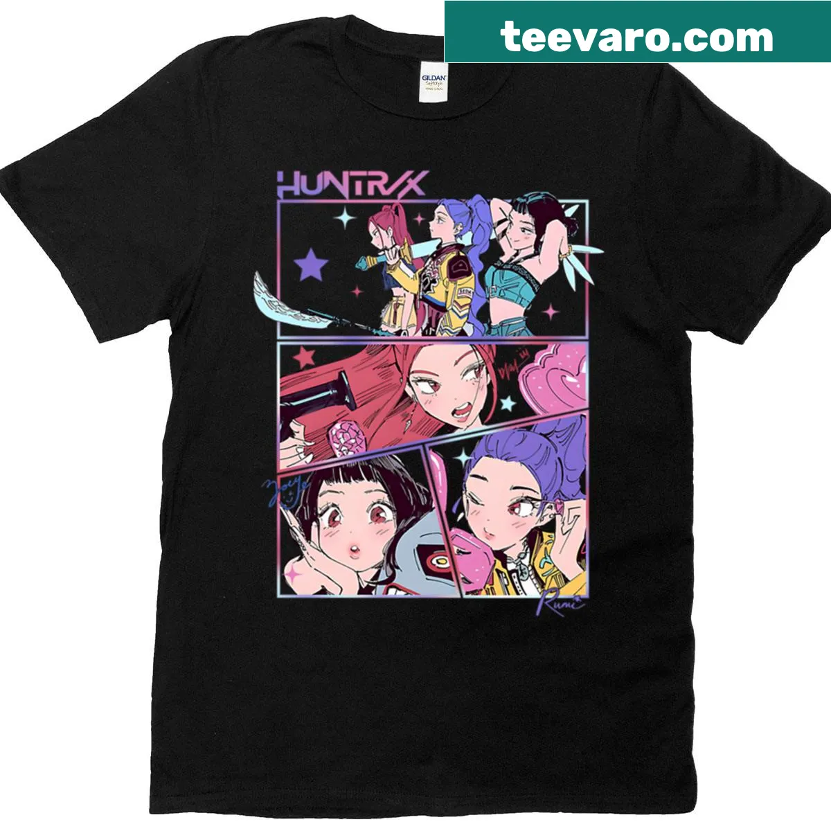 Vintage-style T-shirt for a group girl team, celebrating friendship and collaboration. — on a men's t-shirt