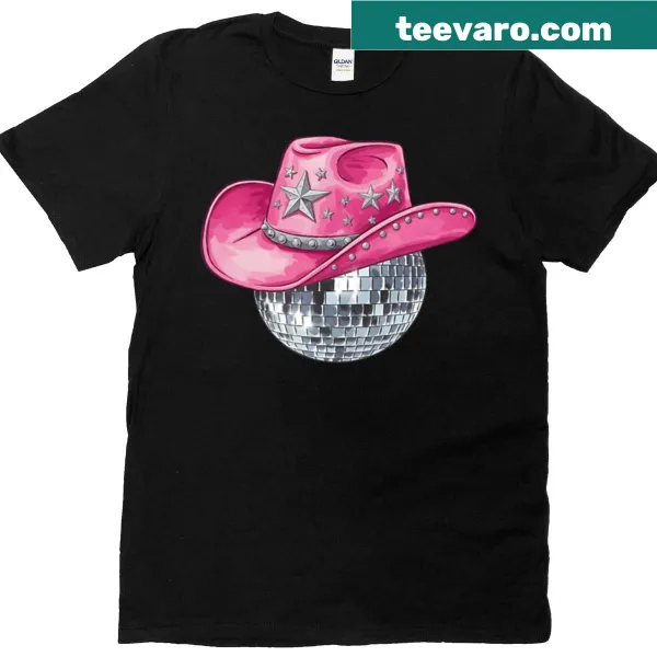 Cowboy disco ball graphic t-shirt inspired by Harry Styles