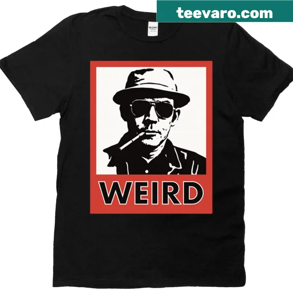Vintage distressed 'Hunter Weird' t-shirt design