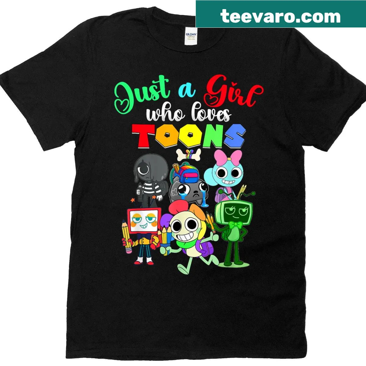 Cute toddler T-shirt with Dandy Toons graphic. — on a men's t-shirt