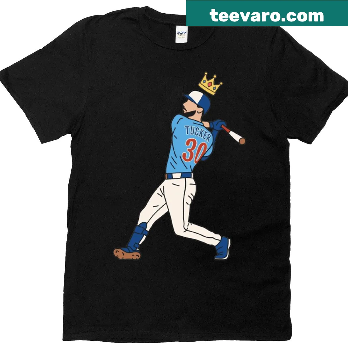 Stylish t-shirt featuring Kyle Tucker's name in bold lettering — on a men's t-shirt