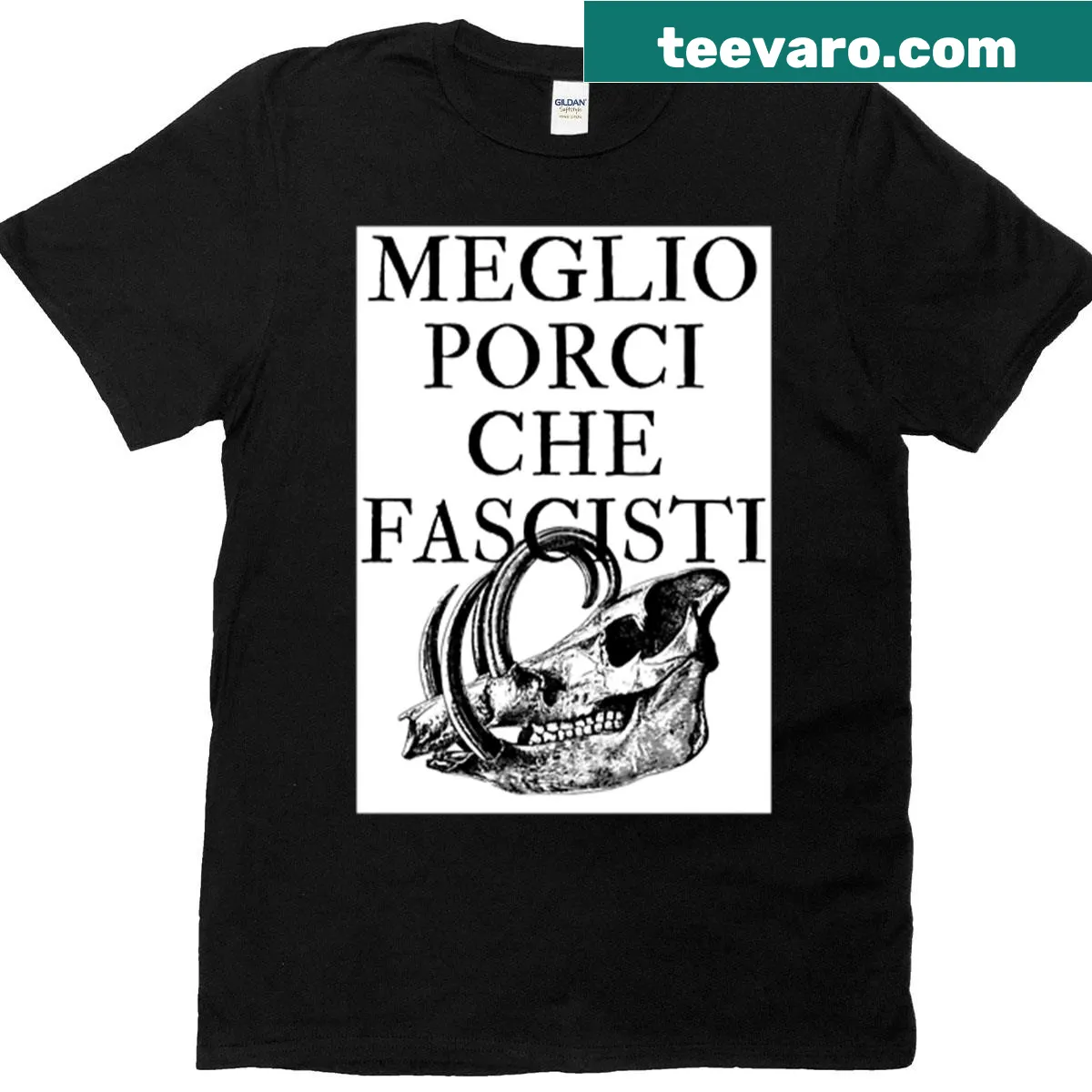 Clever typography on a political humor T-shirt — on a men's t-shirt