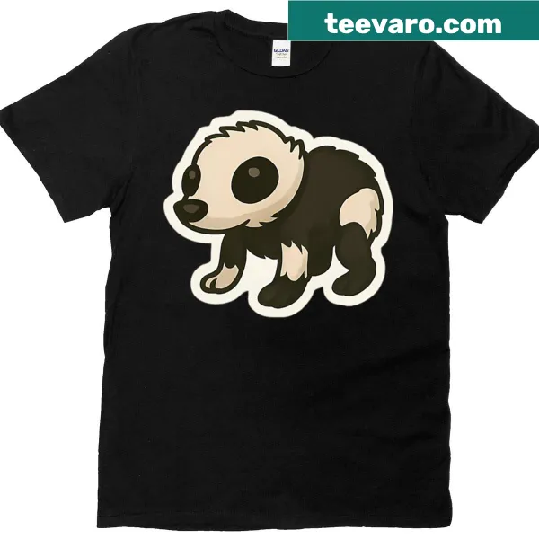 Playful T-shirt featuring a panda and spider design