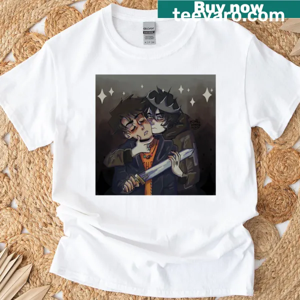 Percico-style artistic design on a minimalist t-shirt
