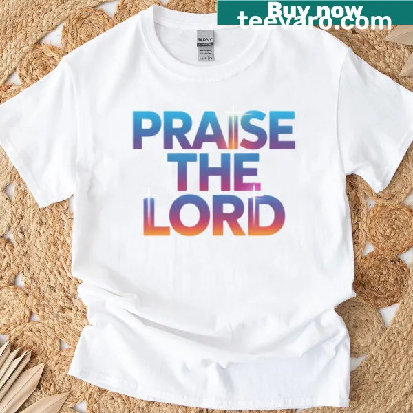 T-shirt with glowing crosses symbolizing faith