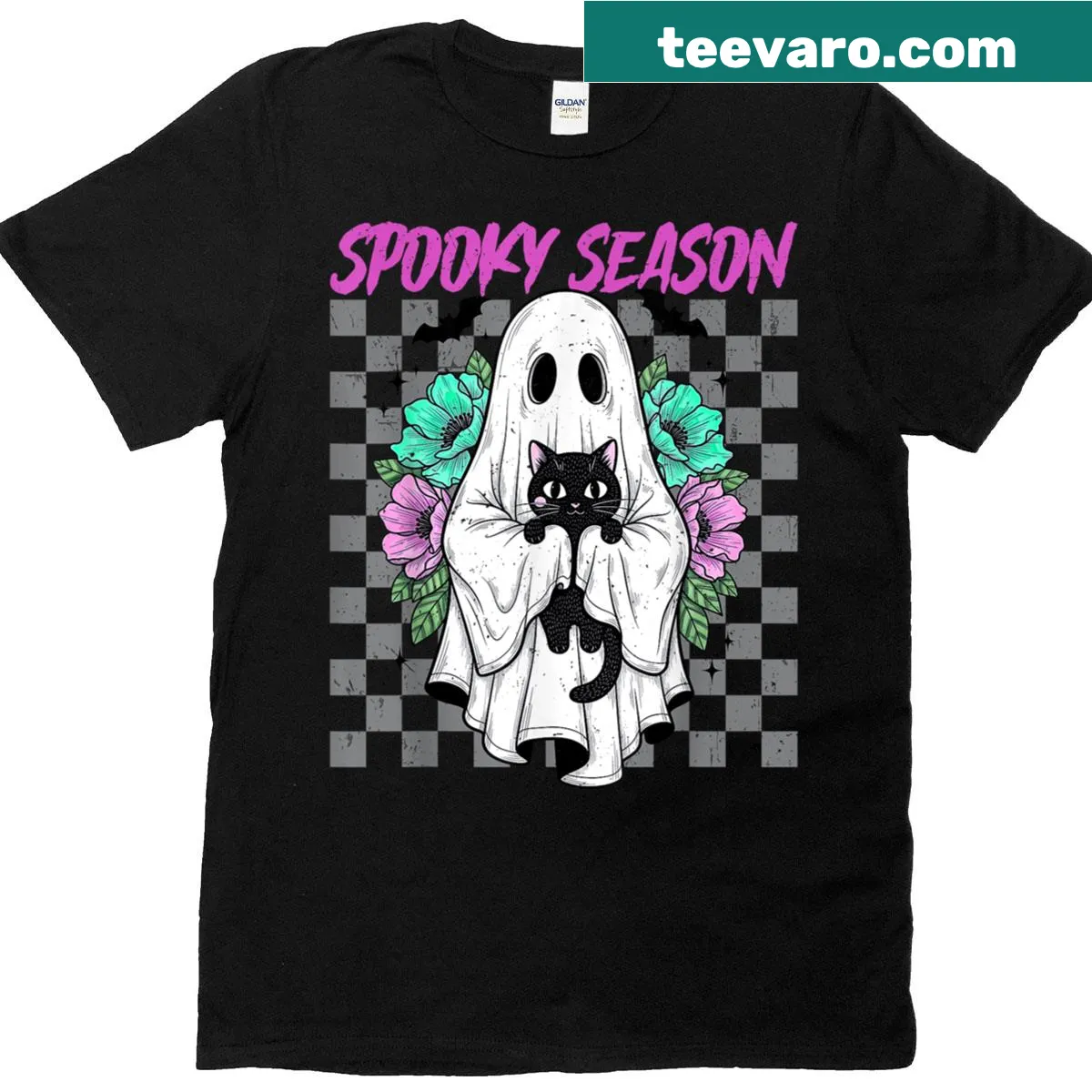Bold T-shirt with retro design supporting PBS — on a men's t-shirt