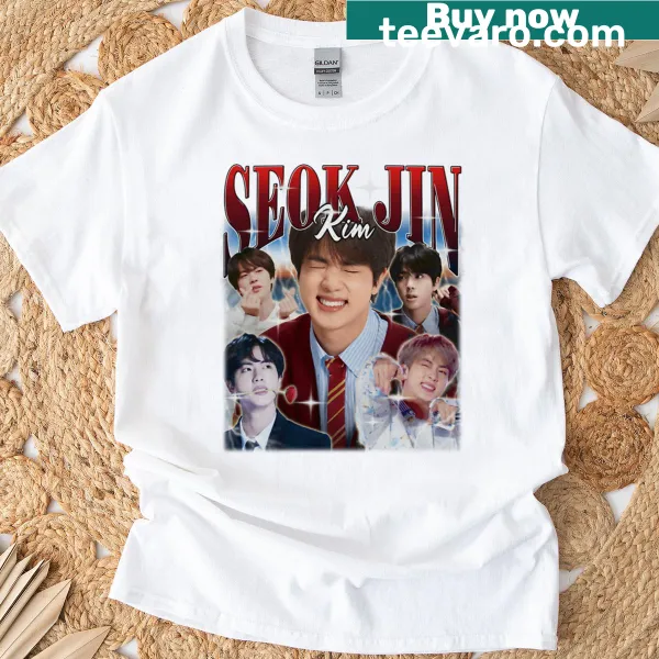 90s vintage aesthetic t-shirt inspired by Seokjin
