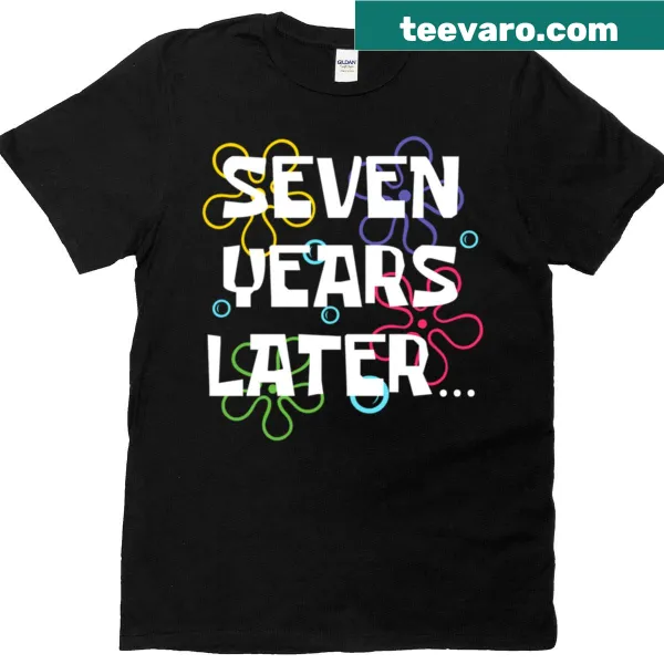 Funny 7-year-old birthday shirt with humorous illustrations