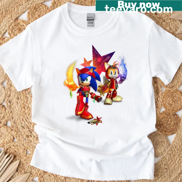 Sonic Forces T-shirt featuring Sonic and Tails graphics