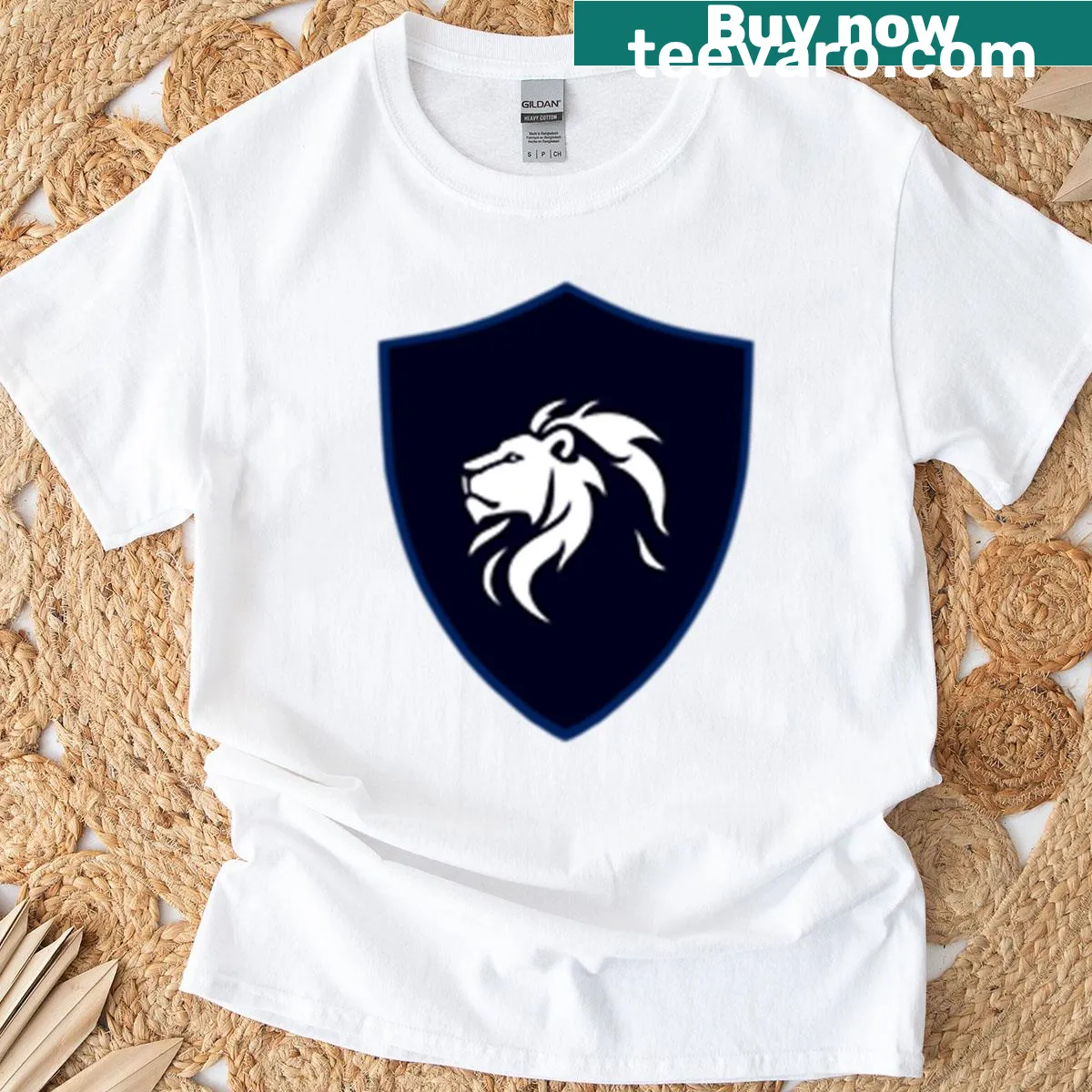 Bold sports emblem on a T-shirt — on a men's t-shirt