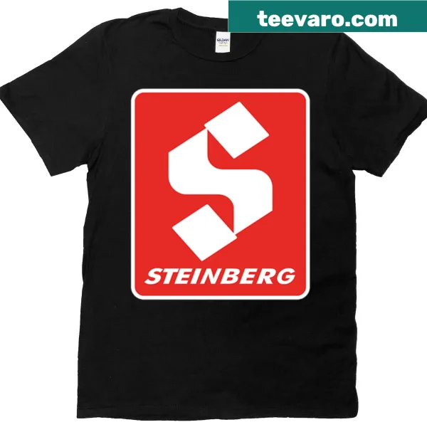 Steinbergs logo T-shirt featuring a bold and clean design.