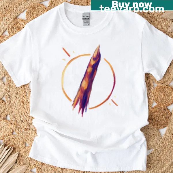 T-shirt featuring a cheerful sun graphic