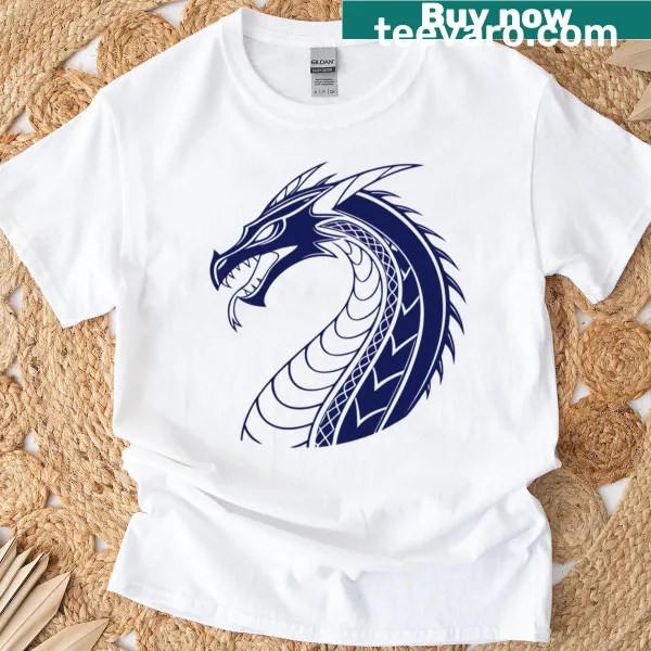 Mythological Jörmungandr T-shirt with intricate illustration