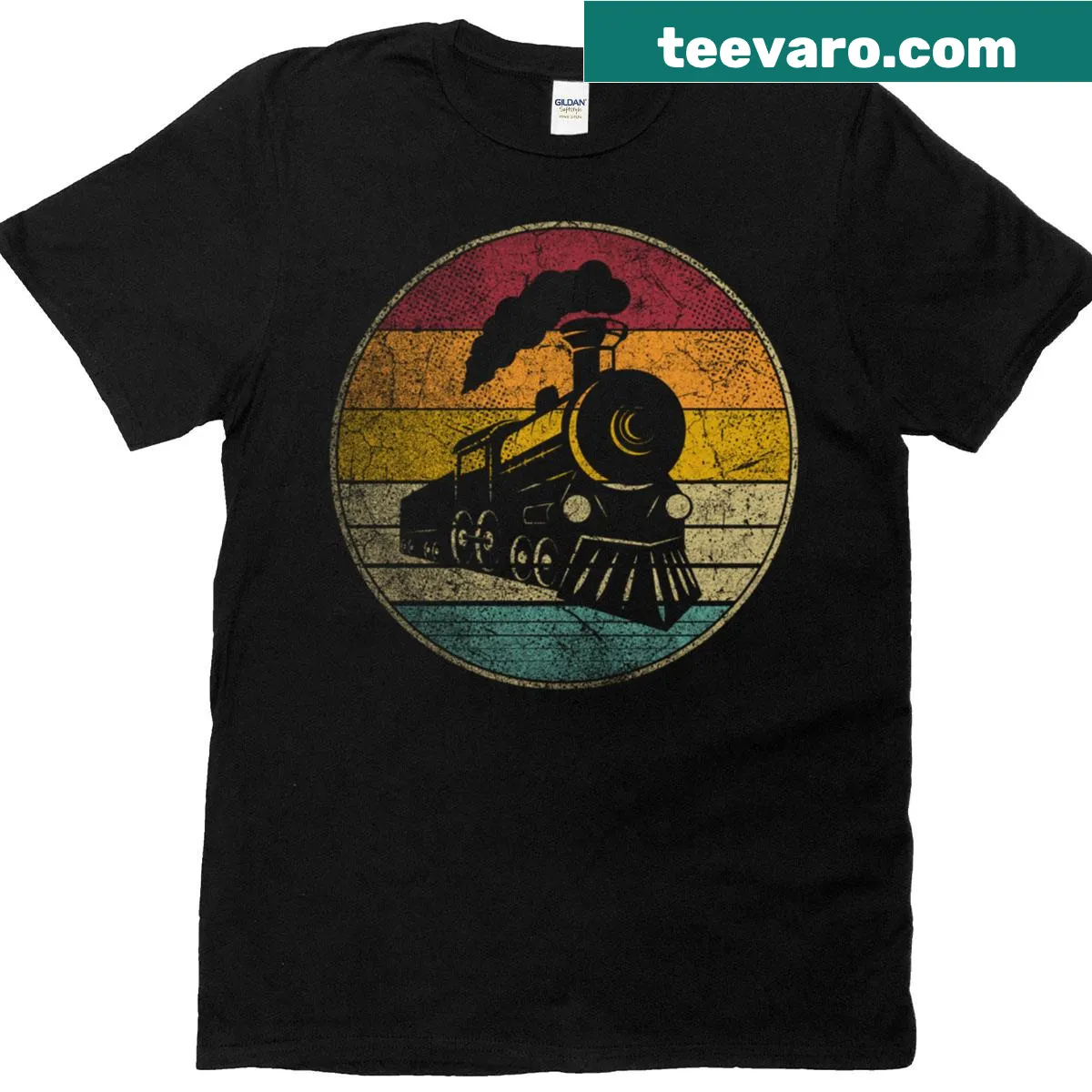 Vintage Train band graphic T-shirt for music lovers — on a men's t-shirt