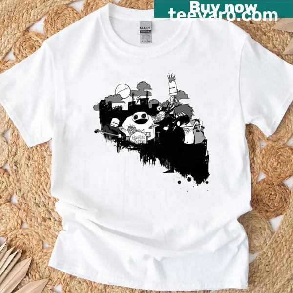 Vintage Charlie Murder graphic on a T-shirt for gamers