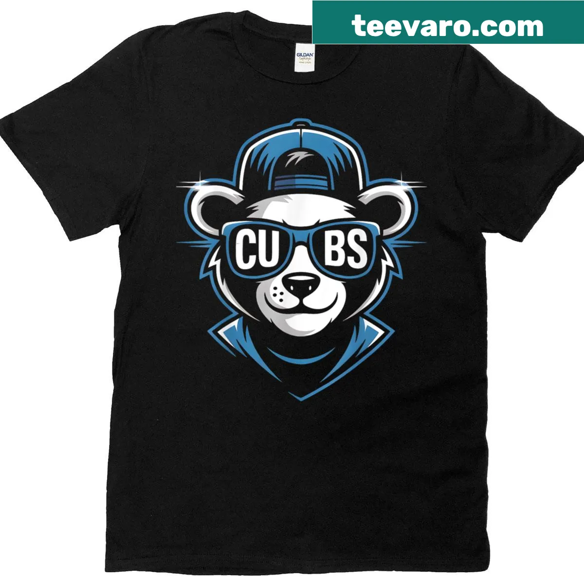 Vintage Cubs last name themed graphic on t-shirt — on a men's t-shirt